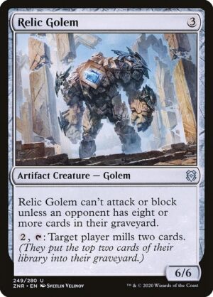 Relic Golem<br /><span class="collector-number">Collector No. 249</span>