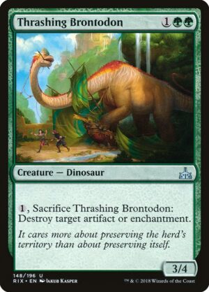 Thrashing Brontodon<br /><span class="collector-number">Collector No. 148</span>