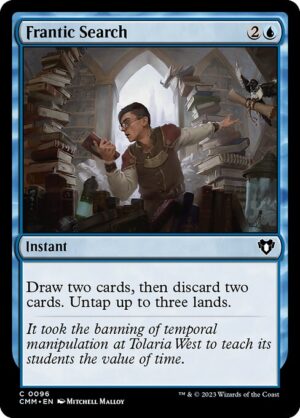 Frantic Search - Foil<br /><span class="collector-number">Collector No. 96</span>