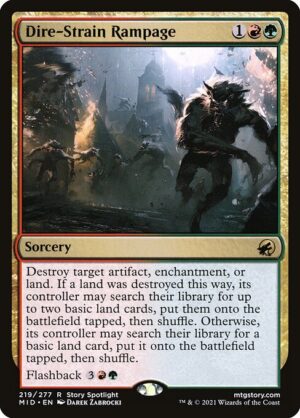 Dire-Strain Rampage<br /><span class="collector-number">Collector No. 219</span>