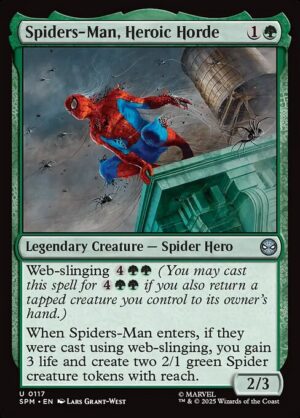 Spiders-Man, Heroic Horde - Foil<br /><span class="collector-number">Collector No. 117</span>
