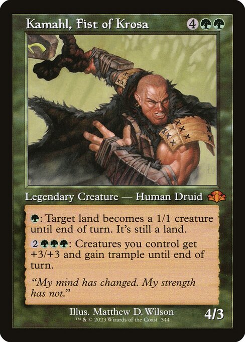 Kamahl, Fist of Krosa<br /><span class="collector-number">Collector No. 344</span>