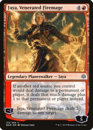 Jaya, Venerated Firemage<br /><span class="collector-number">Collector No. 135</span>