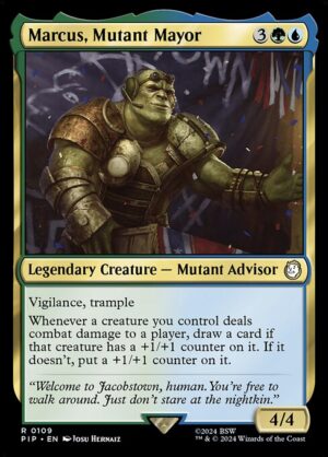 Marcus, Mutant Mayor - Foil<br /><span class="collector-number">Collector No. 109</span>