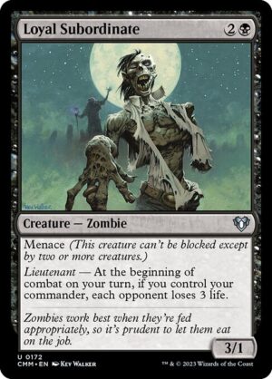 Loyal Subordinate - Foil<br /><span class="collector-number">Collector No. 172</span>