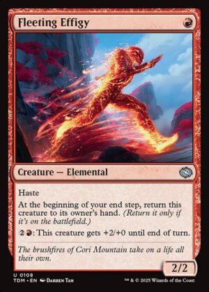 Fleeting Effigy - Foil<br /><span class="collector-number">Collector No. 108</span>