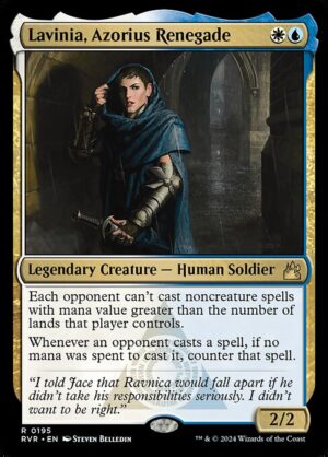 Lavinia, Azorius Renegade<br /><span class="collector-number">Collector No. 195</span>