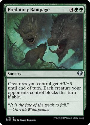 Predatory Rampage<br /><span class="collector-number">Collector No. 313</span>