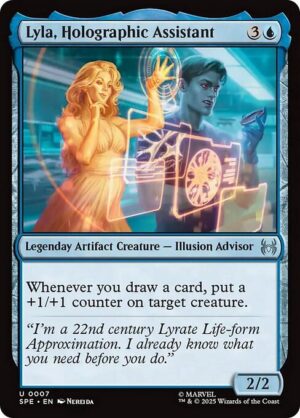 Lyla, Holographic Assistant - Foil<br /><span class="collector-number">Collector No. 7</span>