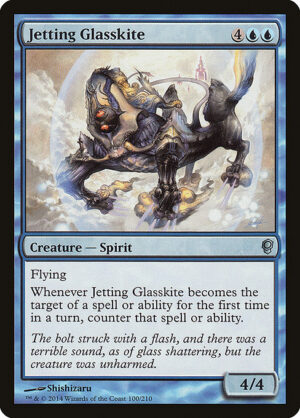 Jetting Glasskite<br /><span class="collector-number">Collector No. 100</span>