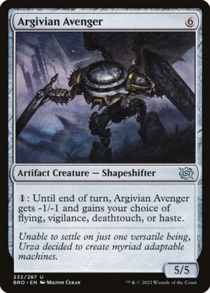 Argivian Avenger<br /><span class="collector-number">Collector No. 232</span>