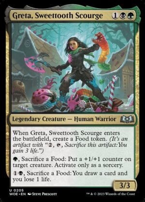 Greta, Sweettooth Scourge<br /><span class="collector-number">Collector No. 205</span>