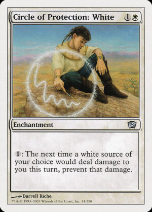 Circle of Protection: White<br /><span class="collector-number">Collector No. 14</span>