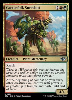 Cactusfolk Sureshot<br /><span class="collector-number">Collector No. 199</span>