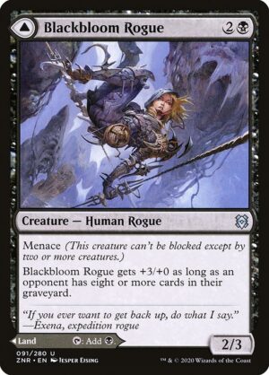 Blackbloom Rogue // Blackbloom Bog<br /><span class="collector-number">Collector No. 91</span>