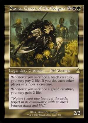 Savra, Queen of the Golgari<br /><span class="collector-number">Collector No. 381</span>