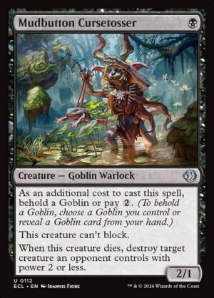 Mudbutton Cursetosser - Foil<br /><span class="collector-number">Collector No. 112</span>