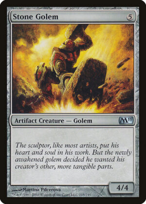 Stone Golem<br /><span class="collector-number">Collector No. 215</span>