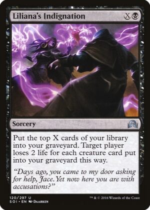 Liliana's Indignation<br /><span class="collector-number">Collector No. 120</span>