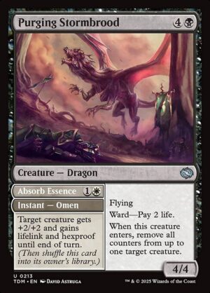 Purging Stormbrood // Absorb Essence<br /><span class="collector-number">Collector No. 213</span>