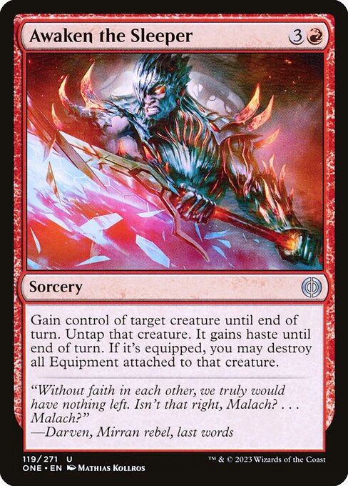Awaken the Sleeper<br /><span class="collector-number">Collector No. 119</span>