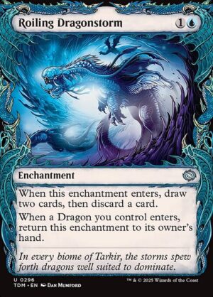 Roiling Dragonstorm - Foil<br /><span class="collector-number">Collector No. 296</span>
