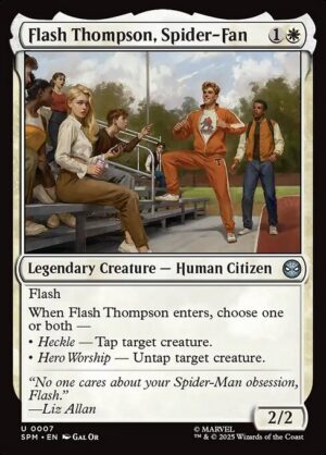 Flash Thompson, Spider-Fan - Foil<br /><span class="collector-number">Collector No. 7</span>
