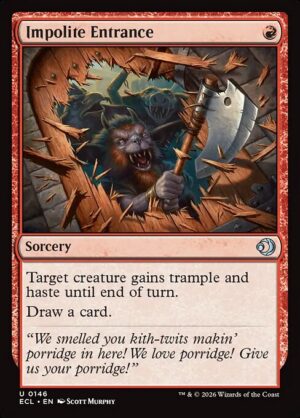 Impolite Entrance - Foil<br /><span class="collector-number">Collector No. 146</span>