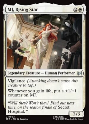 MJ, Rising Star - Foil<br /><span class="collector-number">Collector No. 3</span>