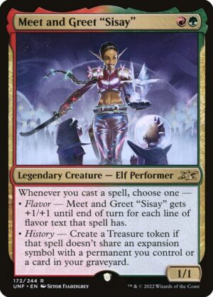 Meet and Greet "Sisay"<br /><span class="collector-number">Collector No. 172</span>