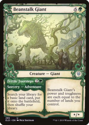 Beanstalk Giant // Fertile Footsteps<br /><span class="collector-number">Collector No. 295</span>