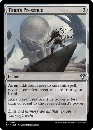 Titan's Presence<br /><span class="collector-number">Collector No. 810</span>