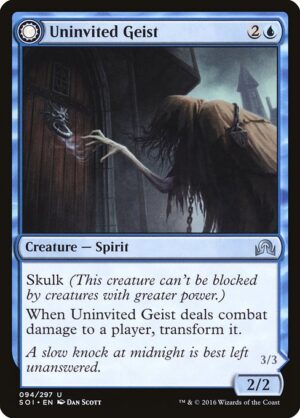 Uninvited Geist // Unimpeded Trespasser - Foil<br /><span class="collector-number">Collector No. 94</span>