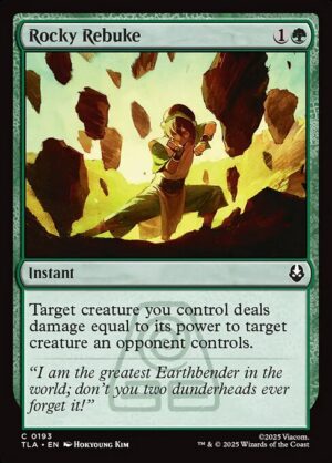 Rocky Rebuke - Foil<br /><span class="collector-number">Collector No. 193</span>