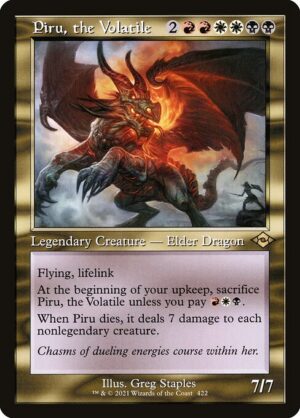 Piru, the Volatile - Foil<br /><span class="collector-number">Collector No. 422</span>