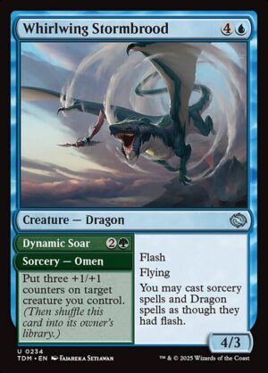 Whirlwing Stormbrood // Dynamic Soar<br /><span class="collector-number">Collector No. 234</span>