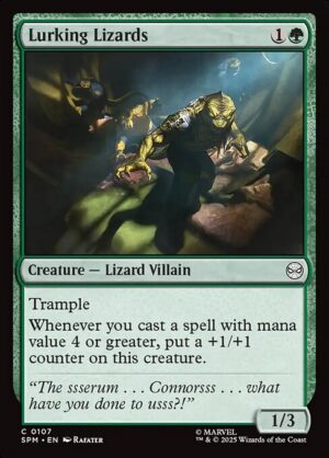 Lurking Lizards<br /><span class="collector-number">Collector No. 107</span>