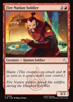 Fire Nation Soldier - Foil<br /><span class="collector-number">Collector No. 238</span>