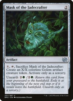 Mask of the Jadecrafter - Foil<br /><span class="collector-number">Collector No. 201</span>