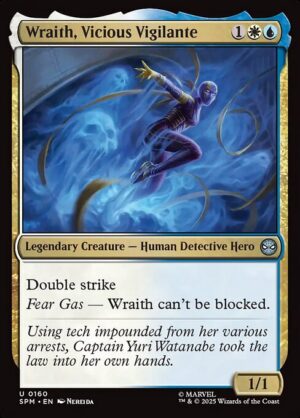 Wraith, Vicious Vigilante - Foil<br /><span class="collector-number">Collector No. 160</span>