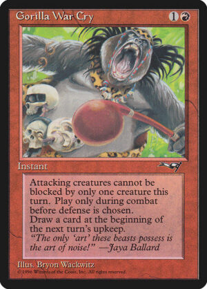 Gorilla War Cry<br /><span class="collector-number">Collector No. 73a</span>
