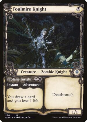 Foulmire Knight // Profane Insight<br /><span class="collector-number">Collector No. 286</span>
