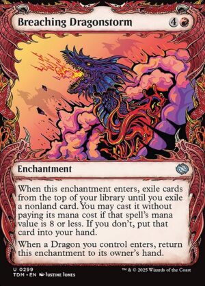 Breaching Dragonstorm<br /><span class="collector-number">Collector No. 299</span>