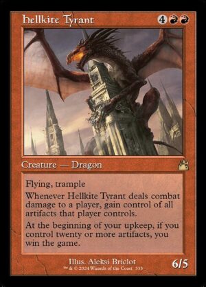 Hellkite Tyrant<br /><span class="collector-number">Collector No. 333</span>