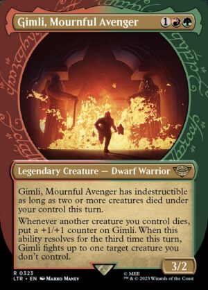 Gimli, Mournful Avenger<br /><span class="collector-number">Collector No. 323</span>