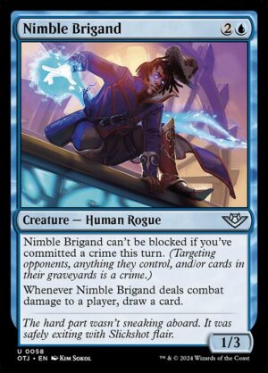 Nimble Brigand<br /><span class="collector-number">Collector No. 58</span>