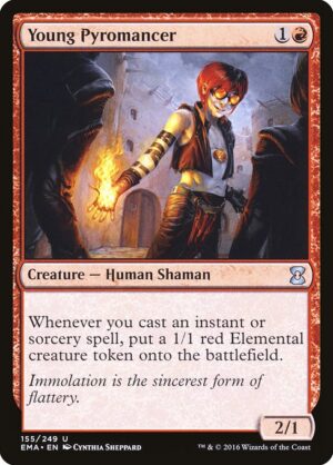 Young Pyromancer<br /><span class="collector-number">Collector No. 155</span>