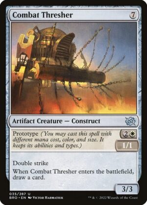 Combat Thresher - Foil<br /><span class="collector-number">Collector No. 35</span>