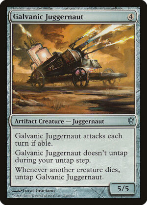 Galvanic Juggernaut<br /><span class="collector-number">Collector No. 200</span>