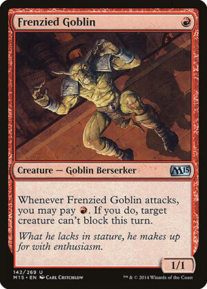 Frenzied Goblin<br /><span class="collector-number">Collector No. 142</span>